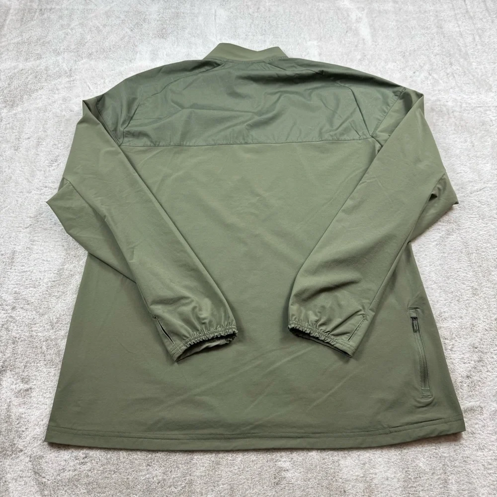 Adidas supernova storm running jacket men’s XL Olive‎ Green full zip activewear